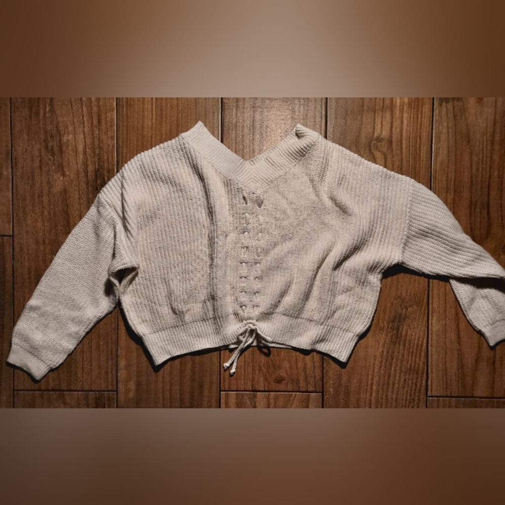 Knit Cropped Sweater/Cardigan